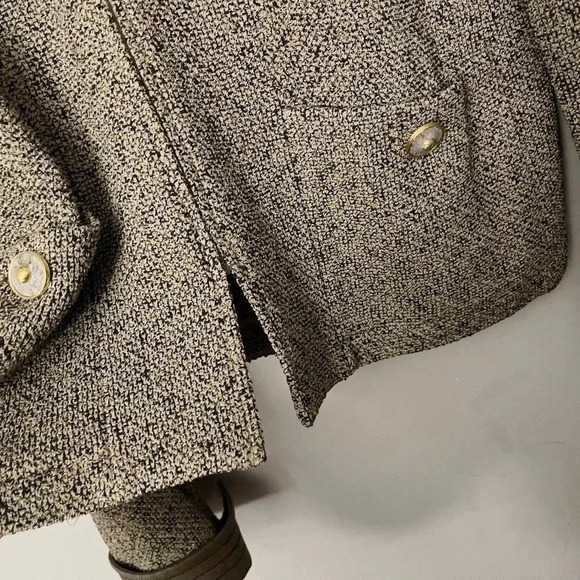 Vintage 90s St.John zip front jacket size 16 plus size coastal grandma luxury - Picture 7 of 10